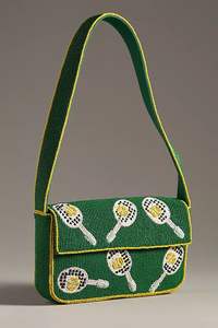 Bolso de mano de moda con cuentas de semillas y bordado artesanal, bolso bordado con cuentas - Product Image 4