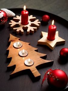 Metal Triangle Wall Sculpture Set of 3 Modern Farmhouse Style Christmas & Diwali <b>Ornament</b> Gold Finish Home Decor <b>Shelf</b> Display - Product Image 2