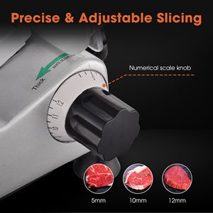 Hachoir et trancheuse à viande de 10 pouces pour trancher la viande avec facilité - Product Image 4