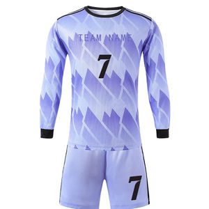 Servicio OEM ODM, Uniformes de Fútbol Personalizados con el Mejor Diseño Impreso, Uniformes de Fútbol Cortos 100% Poliéster, Conjuntos de Uniformes de Fútbol Más Vendidos - Product Image 2