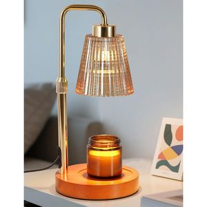 Lampe chauffe-bougie à intensité variable avec minuterie, cadeau d'anniversaire ou de pendaison de crémaillère pour femme et maman, élégante décoration pour la maison neuve avec chauffe-cire J - Product Image 1