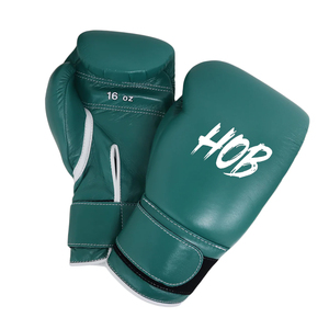Guantes de Boxeo de Cuero Vacuno con Logotipo Personalizado del Fabricante, Tamaños 10oz, 12oz, 14oz, 16oz, con Cierre de Gancho y Bucle en la Muñeca, Antideslizantes, para Artes Marciales - Product Image 5