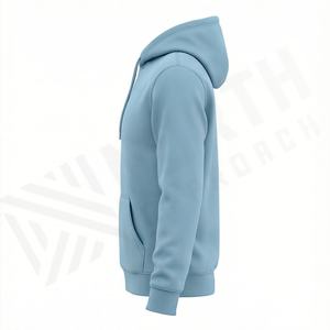Sudadera con Capucha Premium para Hombre, de Algodón Grueso, Talla Grande, Cómoda, al por Mayor, Estilo Urbano, con Logotipo Personalizado - Product Image 3