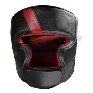 High Quality Sport <b>Style</b> PU Leather Boxing Kick Boxing Helmet Effective Fighting <b>Head</b> Protector And Guard - Product Image 4