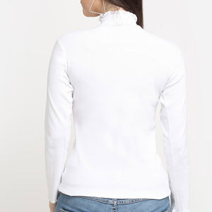 Pull en laine torsadée vintage de haute qualité pour femme, col montant, manches raglan, manches longues, épais, pour l'hiver et l'automne - Product Image 3