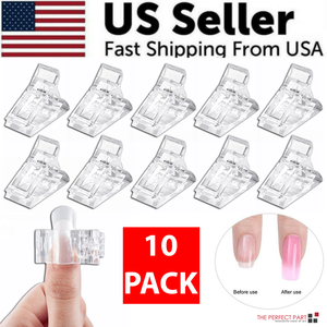 10 pièces bricolage Extension ongles conseils Clip construction rapide Poly constructeur Gel pince Clips ongles fournitures - Product Image 1