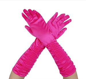 Guantes Largos de Satén Plisado, Elegantes y Sensuales, para Bodas, Ópera, Fiestas y Eventos Nocturnos - Product Image 5