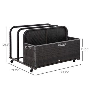 Carrello Portaoggetti con Scatola Contenitore, Soluzione Versatile per l'Organizzazione - Product Image 3