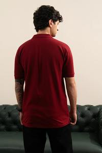 Polos de Hombre de Color Sólido al por Mayor en Stock, Polos de Golf con Logotipo Personalizado, Polos Lisos de Algodón y Poliéster - Product Image 5