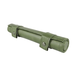 Jeu de backgammon de luxe en cuir PU pliable et portable avec logo personnalisé, ensemble de backgammon avec rangement enroulable. - Product Image 5