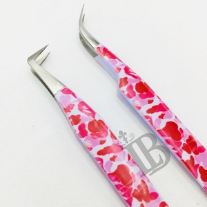 Top Trend Eyelash Extensions Tweezers <b>Red</b> Color Tweezers Degree Boot Volume Hot Sale Eyelash Tweezers <b>Paper</b> Design - Product Image 5