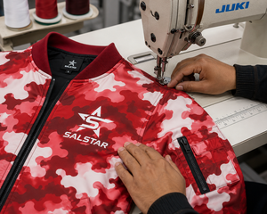 เสื้อแจ็คเก็ตบอมเบอร์ลายพรางป่าแบบพรีเมียมสั่งทำพิเศษ พิมพ์ลายแบบซับลิเมชั่น เสื้อแจ็คเก็ตสตรีทแวร์สำหรับทุกเพศ ผู้ผลิตเสื้อแจ็คเก็ต - Product Image 5