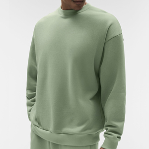 <b>Men's</b> Crew Neck Sweatshirt Plain <b>Pullover</b> Custom Logo Casual Streetwear Top - Product Image 6