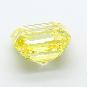Fancy Yellow <b>Emerald</b> Cut Natural Diamond for Jewelry Making - Product Image 4