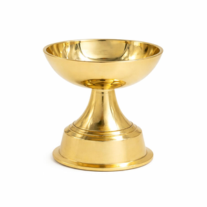 Traditional Handcrafted Brass <b>Oil</b> <b>Lamp</b> for Puja Mandir Home Temple Diwali Festival Decoration Indian Ethnic Home Decor - Product Image 2