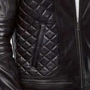 High Quality Men's <b>Winter</b> <b>Leather</b> <b>Jacket</b> New Arrival Stand Collar Custom High Street Style XL Size Light Canvas <b>jacket</b> for men - Product Image 3