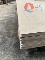 Panneau de sol en oxyde de magnésium (MGO) gris ignifuge A1, couleur, taille et épaisseur personnalisables pour les projets de bâtiments commerciaux