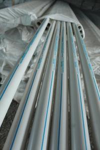 Tuyau de pression en PVC gris de haute qualité, 2 pouces, longueur 3 mètres, système de raccordement Sol-Fit, conduit de circulation d'eau durable à extrémité lisse - Product Image 4