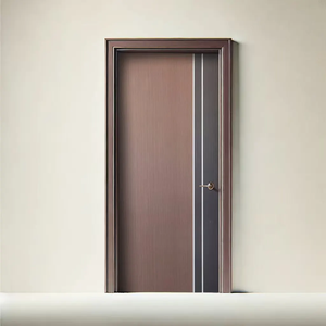 ประตู upvc สีขาวพร้อมฉนวนป้องกันเสียงสำหรับติดตั้งในบ้านและสำนักงานให้ความปลอดภัยและความทนทานสูงสุด - Product Image 1