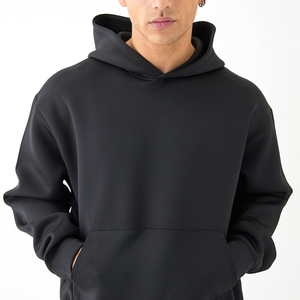 Conjunto deportivo de alta calidad hecho a medida para hombre, sudadera con capucha de algodón y pantalones de felpa, conjunto deportivo cálido para hombre. - Product Image 1