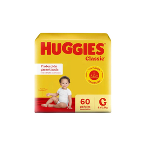 Couches pour nouveau-nés douces et délicates, couches classiques Huggies et idéales pour les peaux sensibles des bébés - Product Image 2