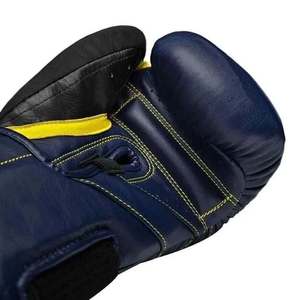 Gants de boxe professionnels de qualité export, logo personnalisé, cuir imperméable, sangle de poignet réglable, entraînement de sparring, MMA, kickboxing - Product Image 2