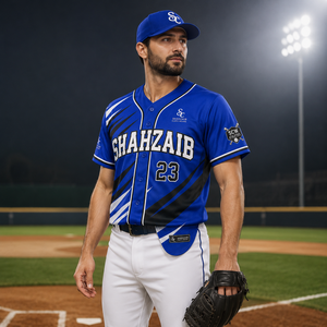 Custom Heat-<b>Transfer</b> Printed Baseball Jerseys for Adults Wholesale Team Uniforms with Custom Team Name 100% Polyester - Product Image 5