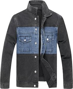 Veste en jean pour homme, 100% coton, logo personnalisé, haute qualité, respirante, écologique, séchage rapide, pour usage extérieur, vente en gros - Product Image 1
