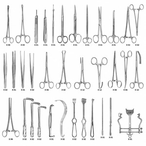 Ensemble d'instruments de chirurgie générale de 106 pièces, instruments chirurgicaux en acier inoxydable, plateau d'instruments chirurgicaux, kit chirurgical médical de qualité allemande - Product Image 1