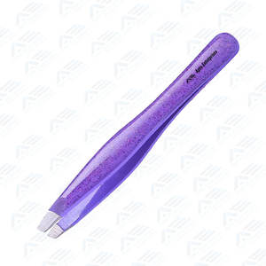 Pince à sourcils inclinée noire en acier inoxydable d'équipements de beauté de marque privée instruments de soins de beauté outils de beauté des sourcils - Product Image 6