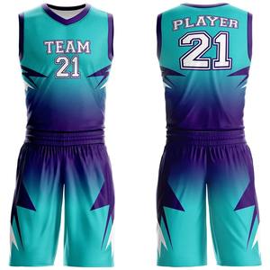 Conjuntos de Uniformes de Baloncesto, Últimos Modelos al por Mayor, Uniformes de Baloncesto Personalizados para Hombre, Ropa de Baloncesto Cómoda y Personalizada - Product Image 1