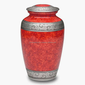 Lassic Pink Solid <b>Metal</b> Adult Cremation Urn Finished with a Pretty Pink <b>Lacquer</b> Coat for Funeral Supplies - Product Image 2
