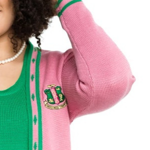 Cardigan long en maille rose pour femme, ouvert sur le devant, à manches longues, élégant, décontracté, doux, confortable, idéal pour la superposition - Product Image 3
