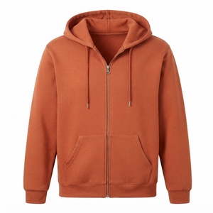 Sudadera con Capucha y Cremallera Completa de Mezcla de Algodón Premium, con Logotipo Personalizado, Estilo Casual - Product Image 1