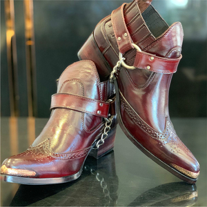 Chaussures en cuir respirantes confortables antidérapantes style marche décontracté pour hommes 2026 – Chaussures pour hommes faites à la main - Product Image 3