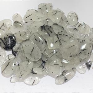 Cuarzo Rutilo Negro de Corte Ovalado Suelto, Zirconia Cultivada en Laboratorio, Piedra Preciosa Natural con Certificación IGI, 13x18x5mm 18x25x5mm 22x30x7mm, Gemas de Alta Calidad - Product Image 3