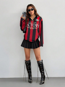 Heavyweight Breathable Mesh American Football Jersey Premium Sublimation Striped Fashion Top Oversized Streetwear Wholesale - Product Image 4