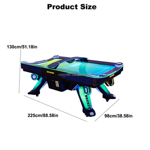 Super Machine de Jeu d'Arcade Air Hockey à Monnayeur pour 2 Joueurs, Table de Air Hockey avec Puck et Système de Comptage des Buts pour le Divertissement - Product Image 3