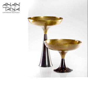 Cuencos de Lujo Plateados Brillantes con Diseño de Cisnes, de Aluminio Fundido, Forma Redonda, Interior Dorado, Decoración de Mesa, Los Más Demandados - Product Image 5