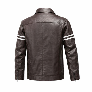 Chaqueta de Cuero para Hombre, Nueva Colección Otoño-Invierno, Chaqueta de Cuero Cálida de la Mejor Calidad para Hombre y Mujer - Product Image 2