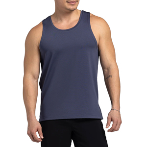 Débardeur de sport élastique sans manches pour homme, respirant, tricoté, à capuche, pour l'été, décontracté, pour l'entraînement et la musculation - Product Image 1