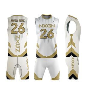 Tenue de football américain 7v7 à compression pour hommes, 85 % polyester, 15 % élasthanne, extensible dans les 4 sens, logo personnalisé, OEM, vente en gros en vrac, directement de l'usine - Product Image 4
