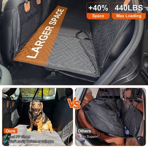 Waterproof Oxford Cloth Dog Car Seat Cover Non-Slip Scratchproof Back Seat Extender with <b>Hammock</b> for Pets - Product Image 2