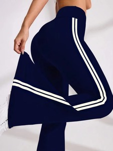 Custom Wholesale Womens High Waist Summer Fitness <b>Leggings</b> Breathable Nylon Tummy Control Peach Hip Lift Gym & Leisure Pants - Product Image 5