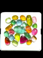 Cabujones de Turmalina Multicolor Natural - Calidad AAA, Varios Colores, Certificados por Terceros, Tamaños Personalizables, para Joyería