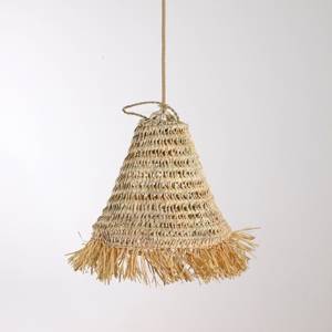 Palm Raffia Pendant <b>Light</b> Handmade Natural Woven <b>Ceiling</b> Lamp <b>Boho</b> Hanging <b>Light</b> Fixture Home Decor Supplier - Product Image 3