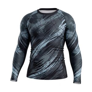 Custom 220 GSM Polyester Spandex Long Sleeve Rash Guard MMA <b>Rashguard</b> for Fightwear Brands and Gyms - Product Image 4