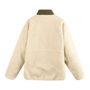 New Arrivals Winter Soft Sherpa Zip Polar <b>Fleece</b> Loose Casual Street Wear Custom logo for Sale Polar <b>Fleece</b> <b>Jackets</b> for Men - Product Image 2