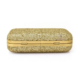 Nouvelle arrivée : Pochette de soirée scintillante dorée pour femme, avec bandoulière amovible, sac à main pour femme. - Product Image 4