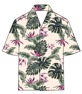 Chemise de plage à manches courtes en polyester anti-rides pour homme, imprimé numérique 3D tendance, chemise hawaïenne personnalisable - Product Image 4